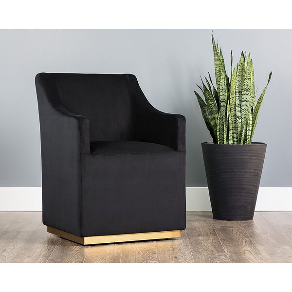 Everly Quinn Upholstered Armchair Wayfair   Upholstered Armchair 